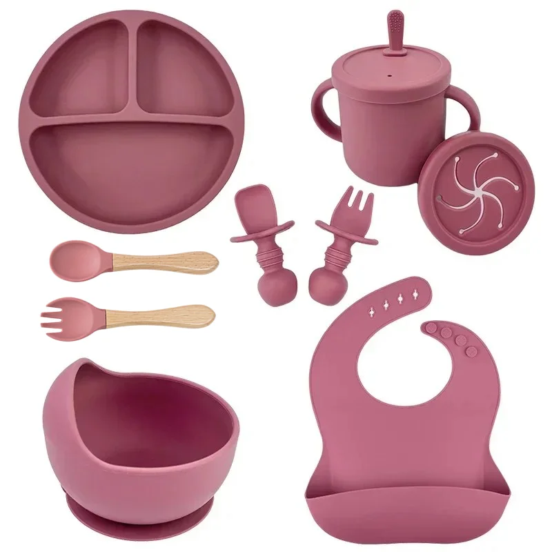 Baby Food Storage Jar - Zestaw naczyń dla dzieci z silikonu