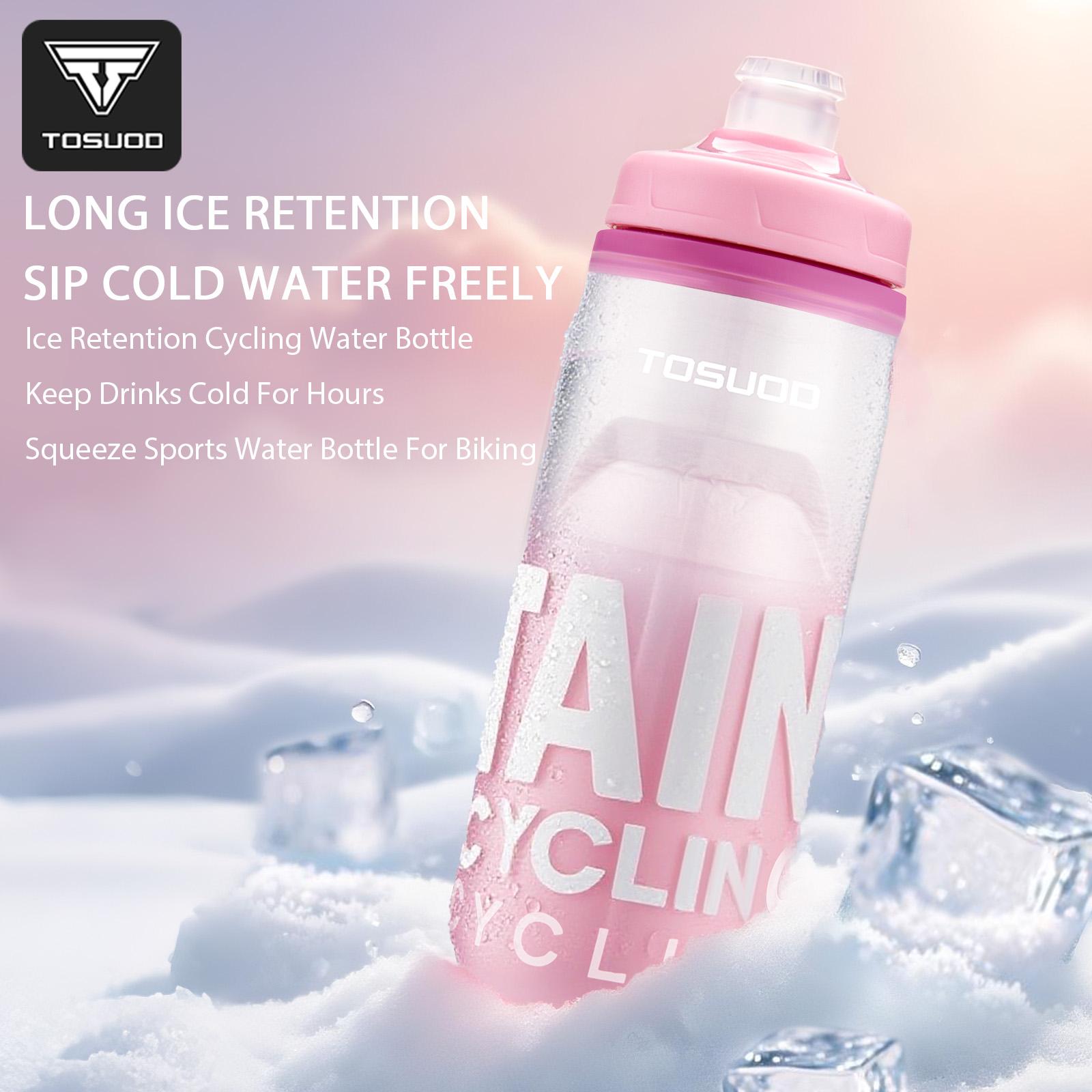 Portable Bottle Warmer - TOSUOD 620ML Bidon Rowerowy Termos na