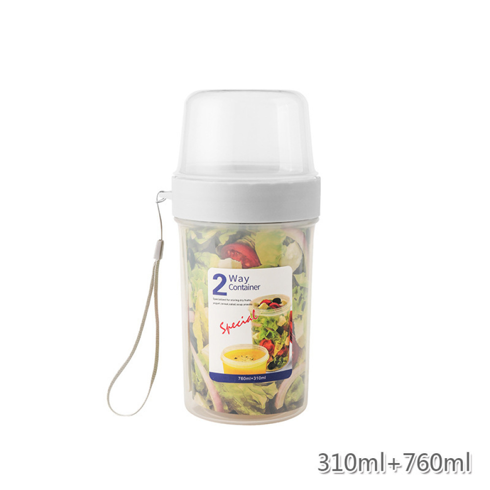 Baby Food Storage Jar - Dwupoziomowy szczelny pojemnik na żywność, przenośny