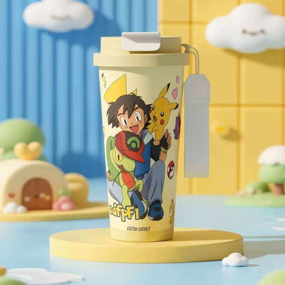 Żółty Pokemon Pikachu 520ml Te – Portable Bottle Warmer recenzja i cena
