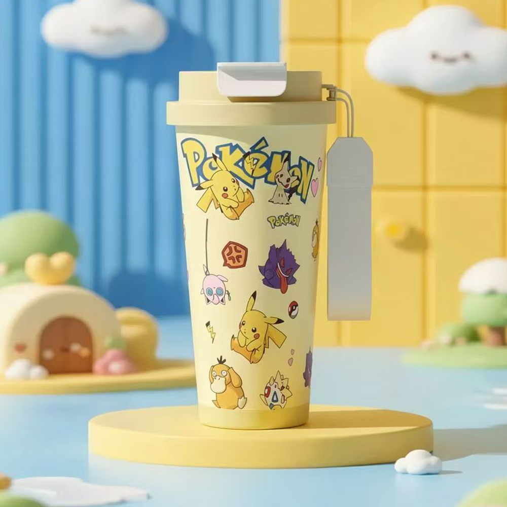 Żółty Pokemon Pikachu 520ml Te – Portable Bottle Warmer recenzja i cena