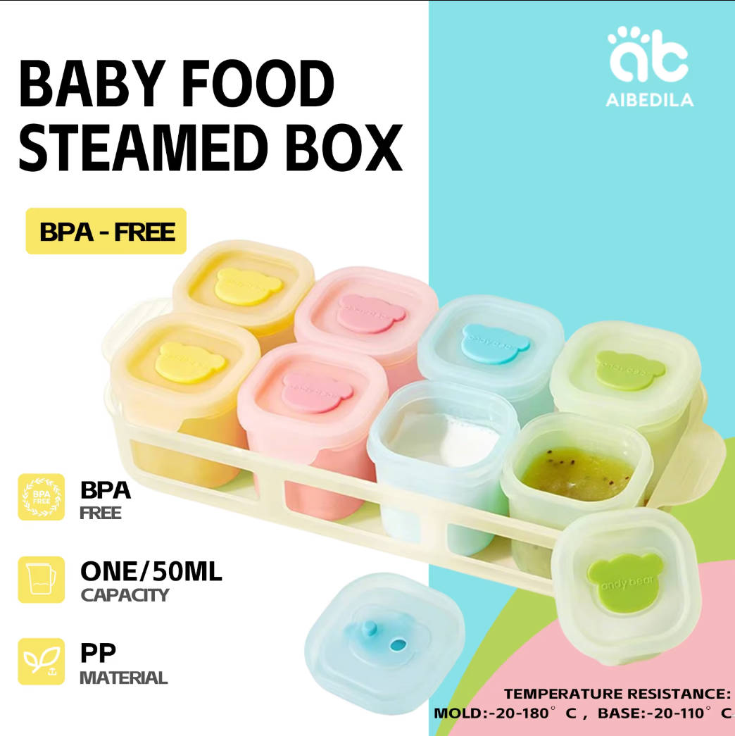 AIBEDILA Silikonowa Forma do P – Baby Food Storage Jar recenzja i cena